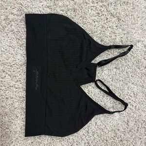 PINK Victoria's Secret Black Sports Bra